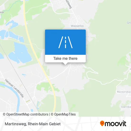 Карта Martinsweg