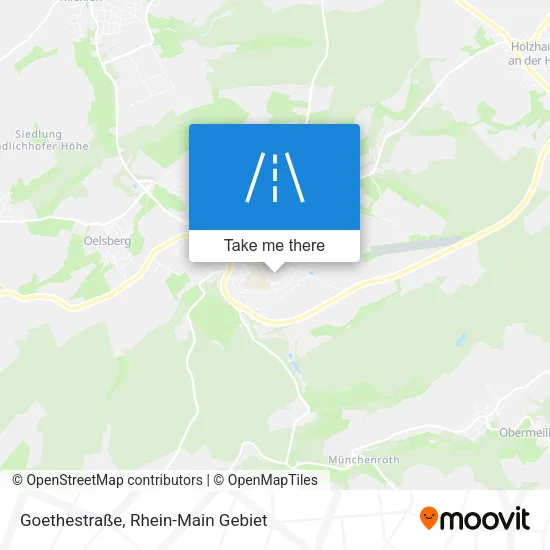 Карта Goethestraße