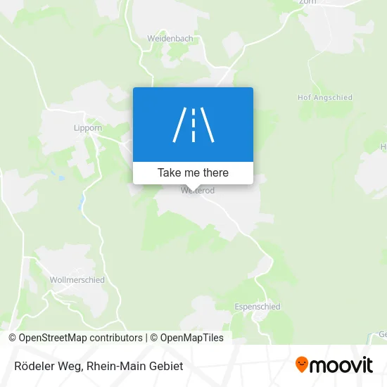 Карта Rödeler Weg