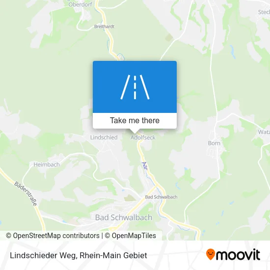 Карта Lindschieder Weg