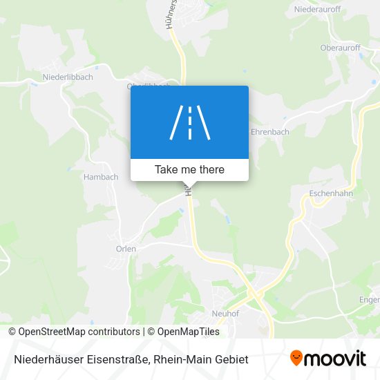 Niederhäuser Eisenstraße map