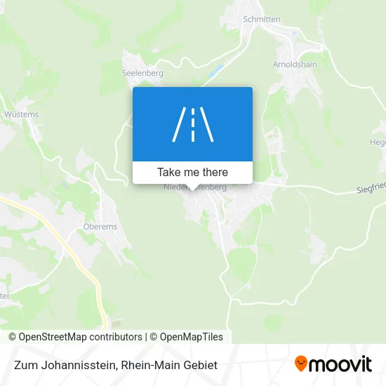 Карта Zum Johannisstein