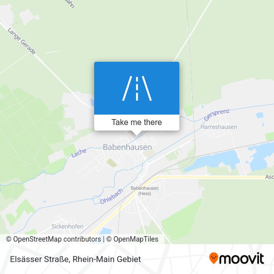 Elsässer Straße map