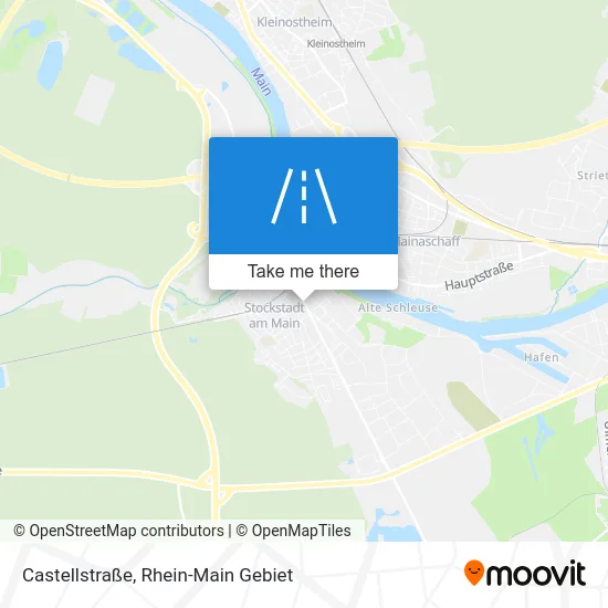 Карта Castellstraße