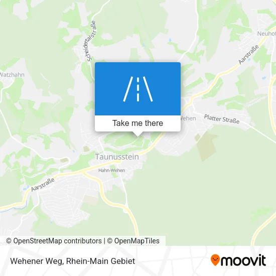 Карта Wehener Weg