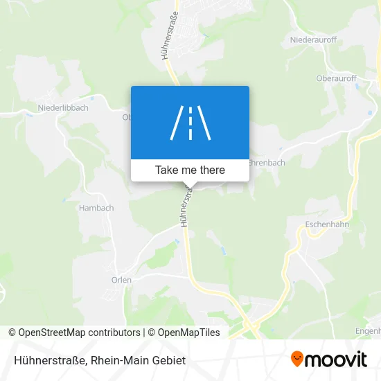 Карта Hühnerstraße
