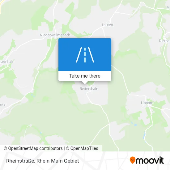 Карта Rheinstraße