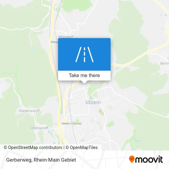 Карта Gerberweg