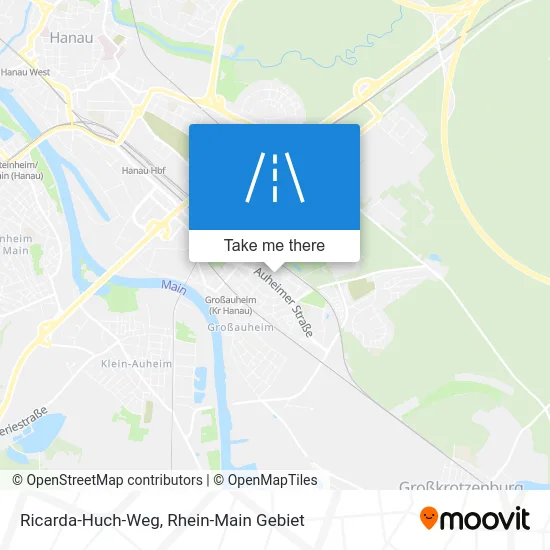 Ricarda-Huch-Weg map