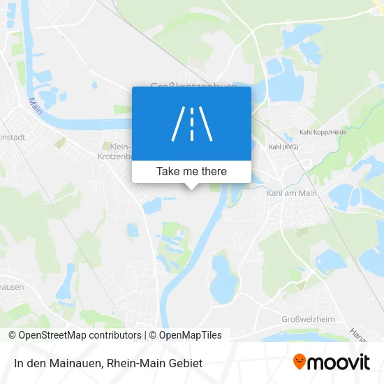 Карта In den Mainauen