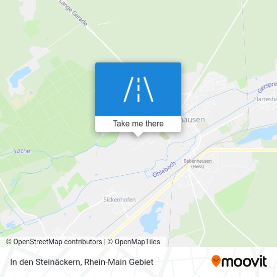 In den Steinäckern map