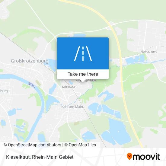 Карта Kieselkaut