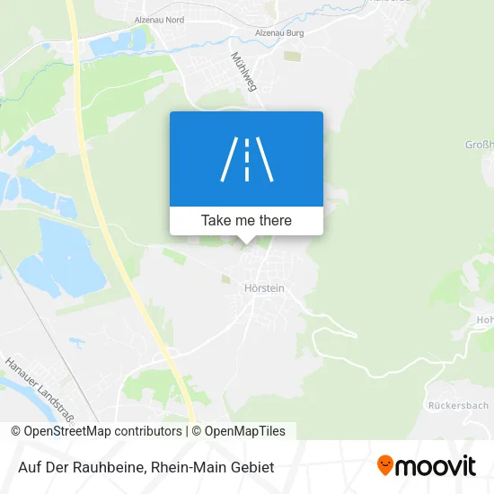 Карта Auf Der Rauhbeine