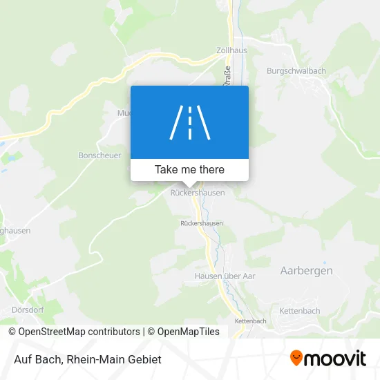 Карта Auf Bach