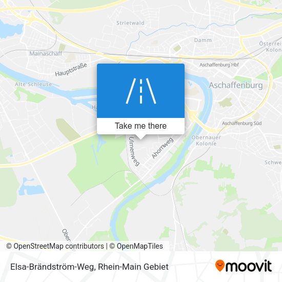 Elsa-Brändström-Weg map