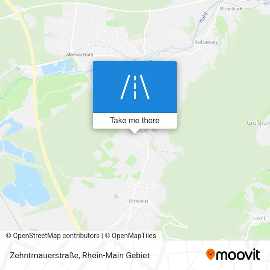 Карта Zehntmauerstraße