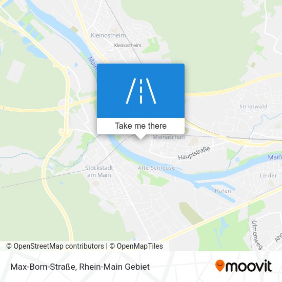 Карта Max-Born-Straße