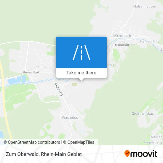 Карта Zum Oberwald