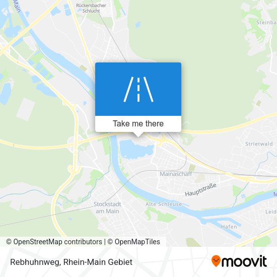 Rebhuhnweg map