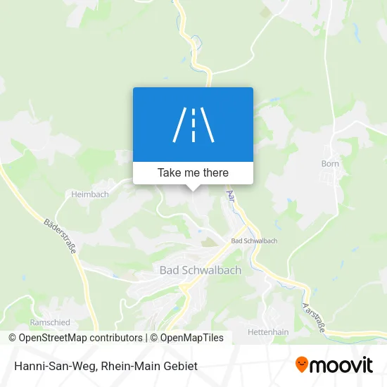 Карта Hanni-San-Weg