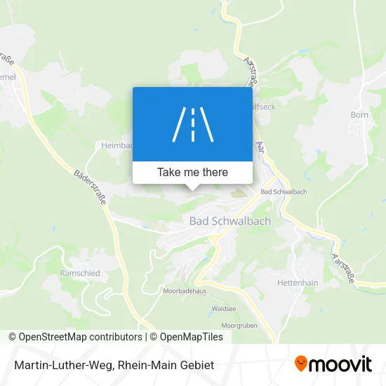 Карта Martin-Luther-Weg