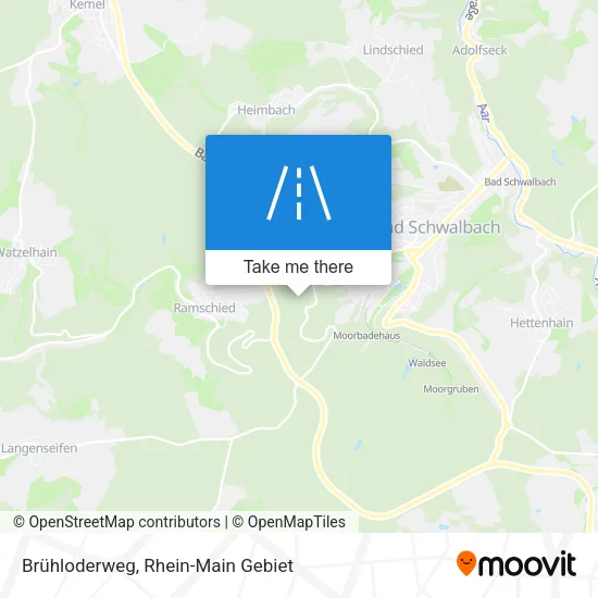 Карта Brühloderweg
