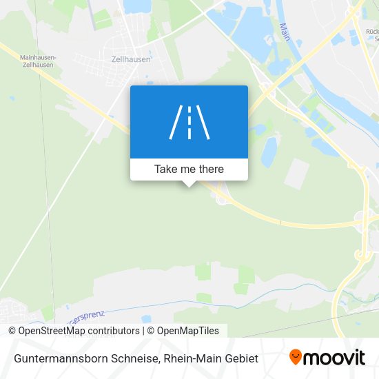 Guntermannsborn Schneise map