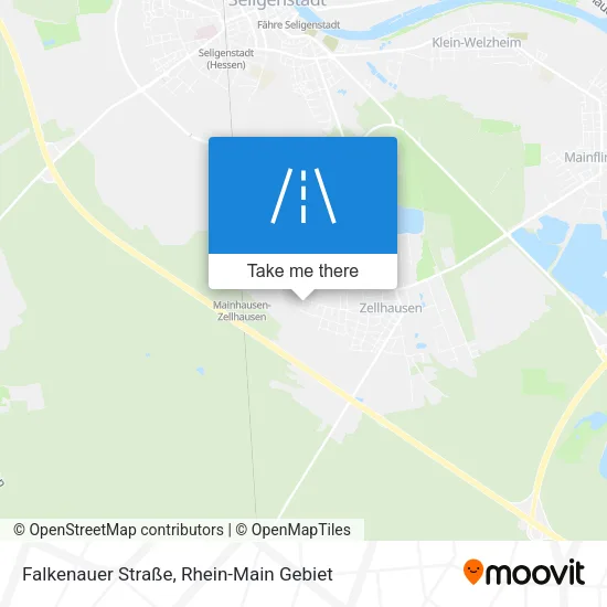 Карта Falkenauer Straße