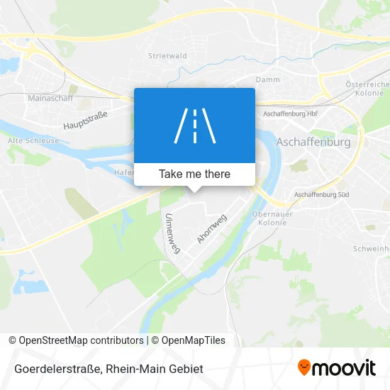 Карта Goerdelerstraße