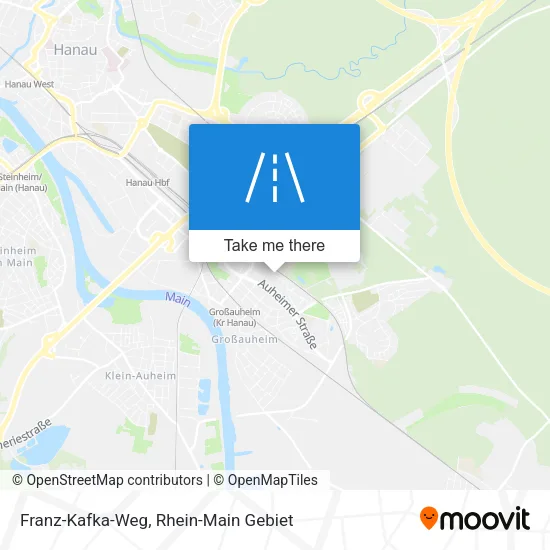 Карта Franz-Kafka-Weg