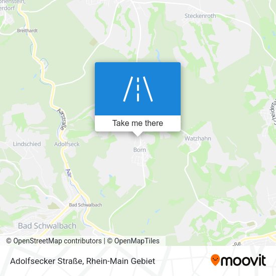 Adolfsecker Straße map