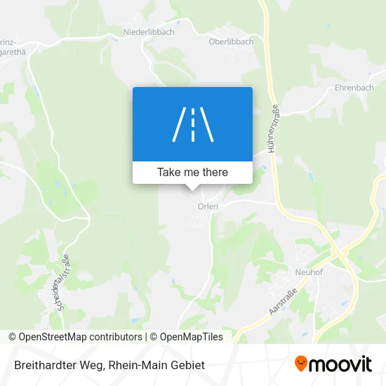 Карта Breithardter Weg