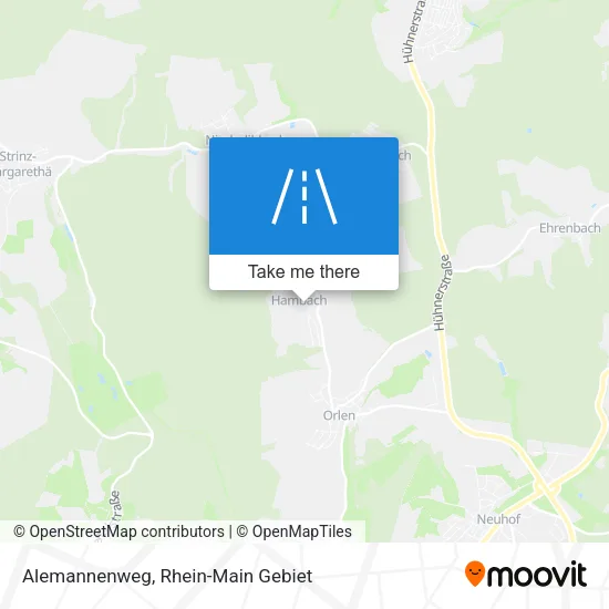 Карта Alemannenweg
