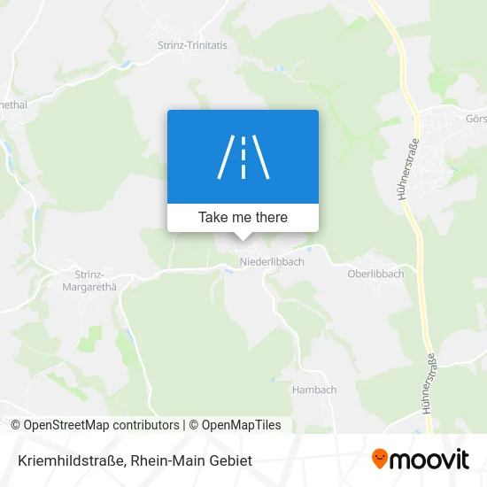 Карта Kriemhildstraße
