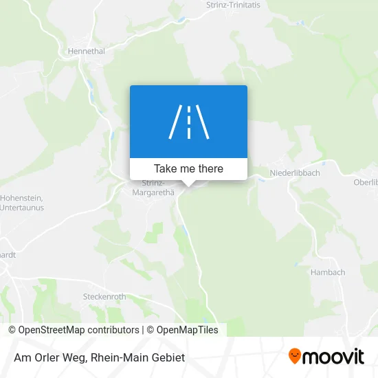 Карта Am Orler Weg