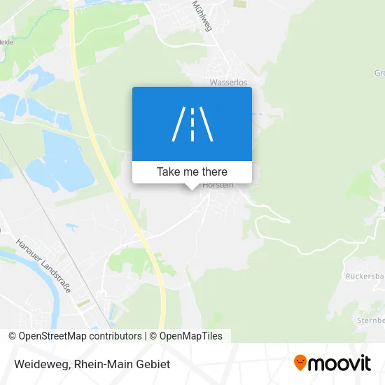Карта Weideweg