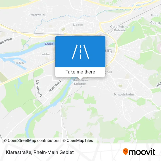 Карта Klarastraße