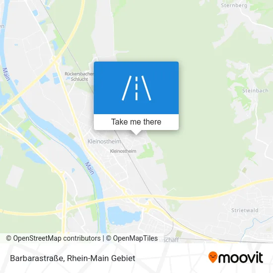 Карта Barbarastraße