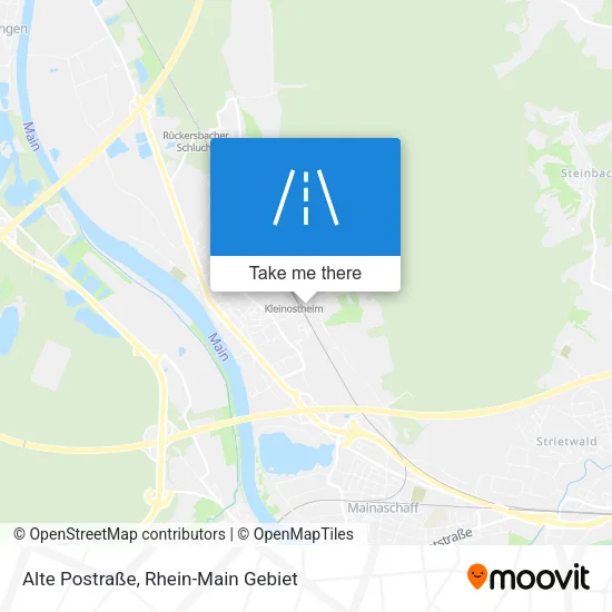 Карта Alte Postraße
