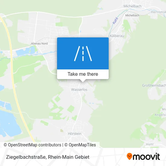 Карта Ziegelbachstraße