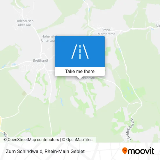 Карта Zum Schindwald