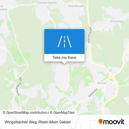 Карта Wingsbacher Weg