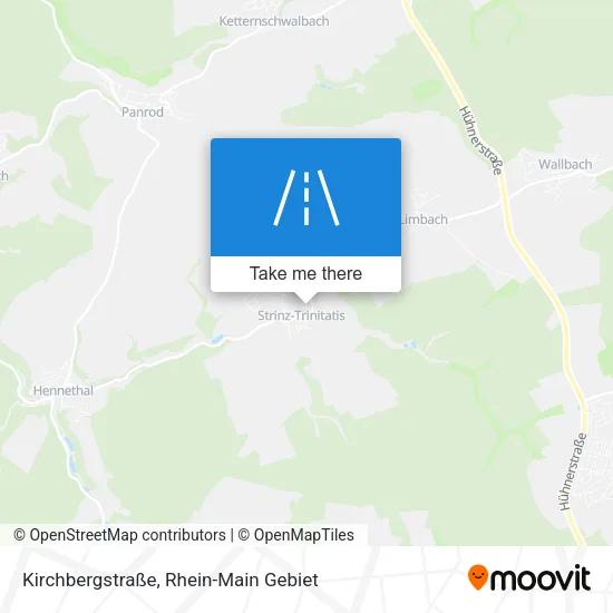 Карта Kirchbergstraße