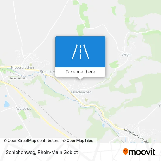 Schlehenweg map