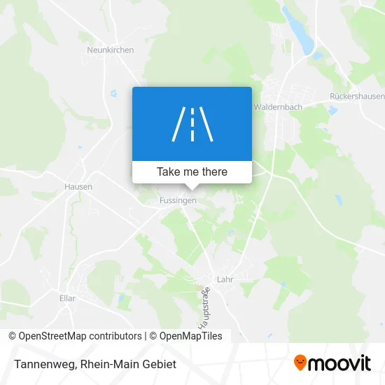 Карта Tannenweg