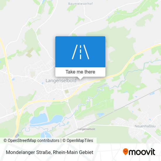 Mondelanger Straße map