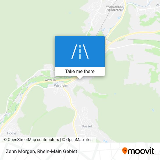 Zehn Morgen map