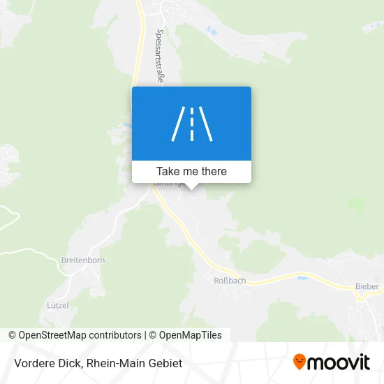 Карта Vordere Dick