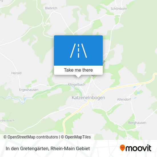 In den Gretengärten map
