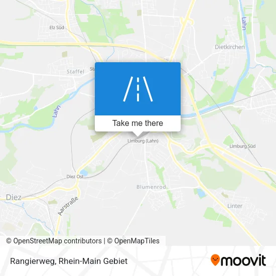Карта Rangierweg